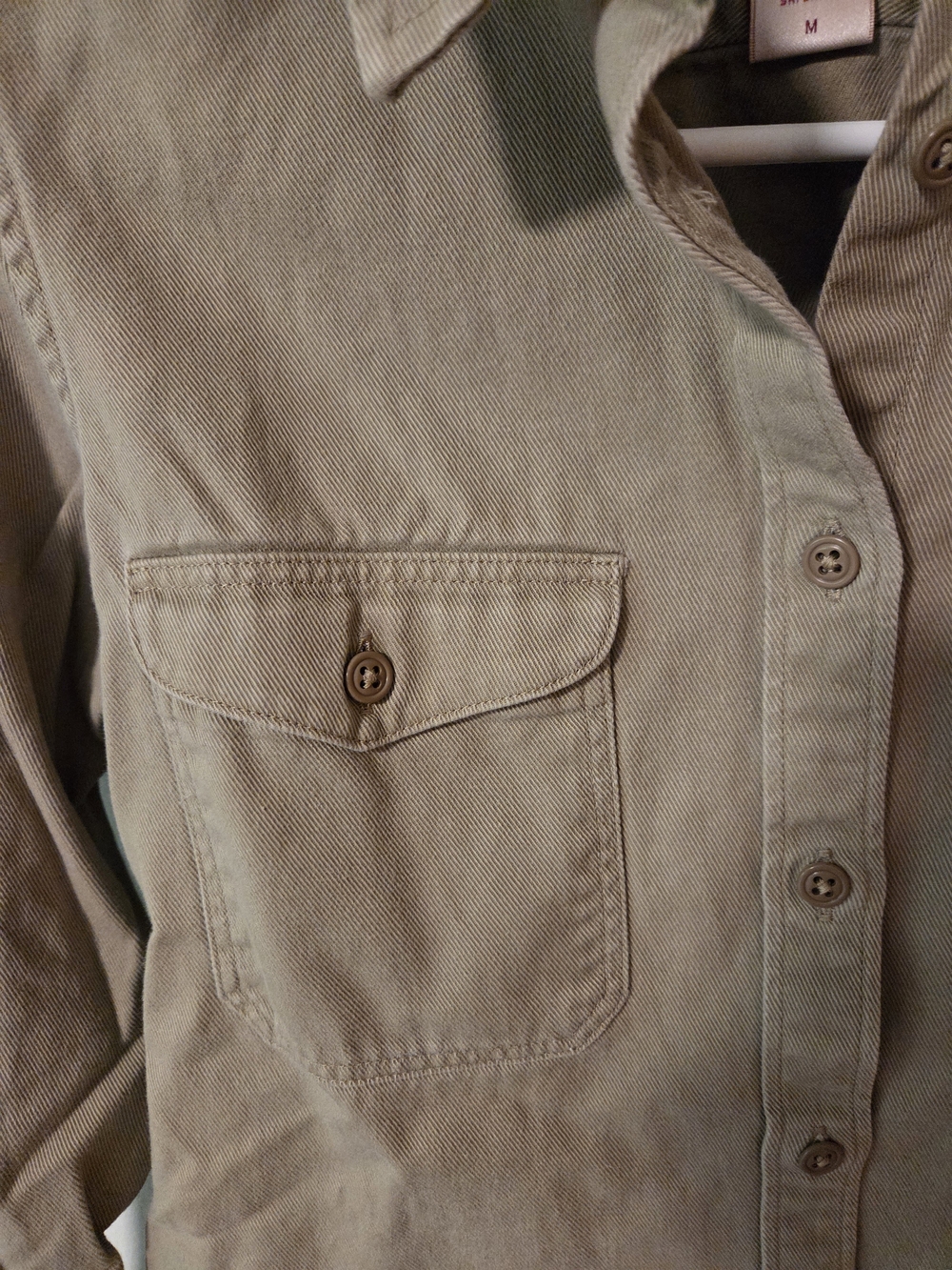 Filson - Olive Utility Button-Front Shirt - Picture 3 of 5